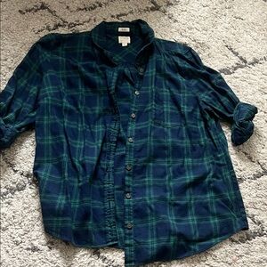 J. Crew Flannel “Boy Fit” - Size Large